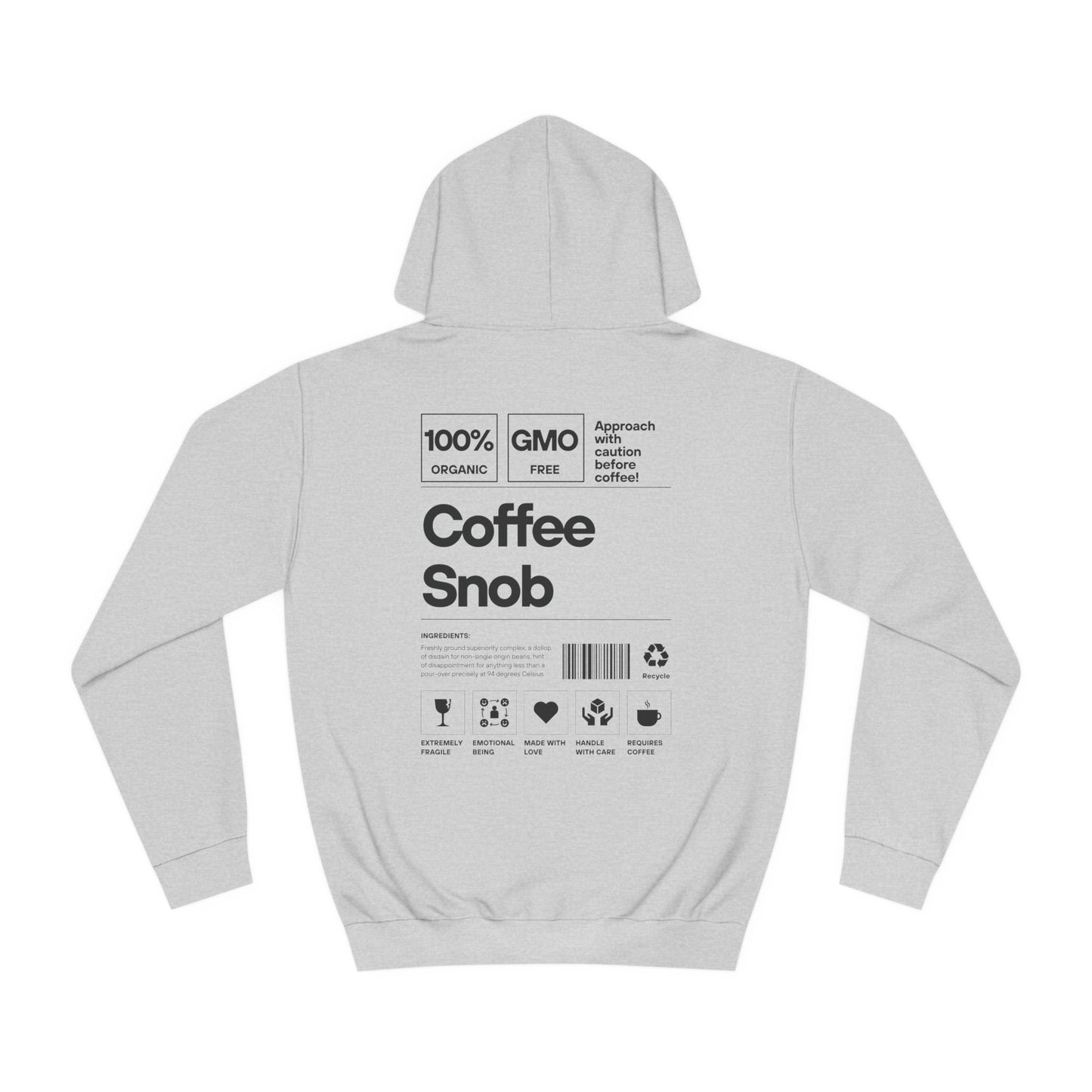 Coffee Snob - Unisex College Hoodie