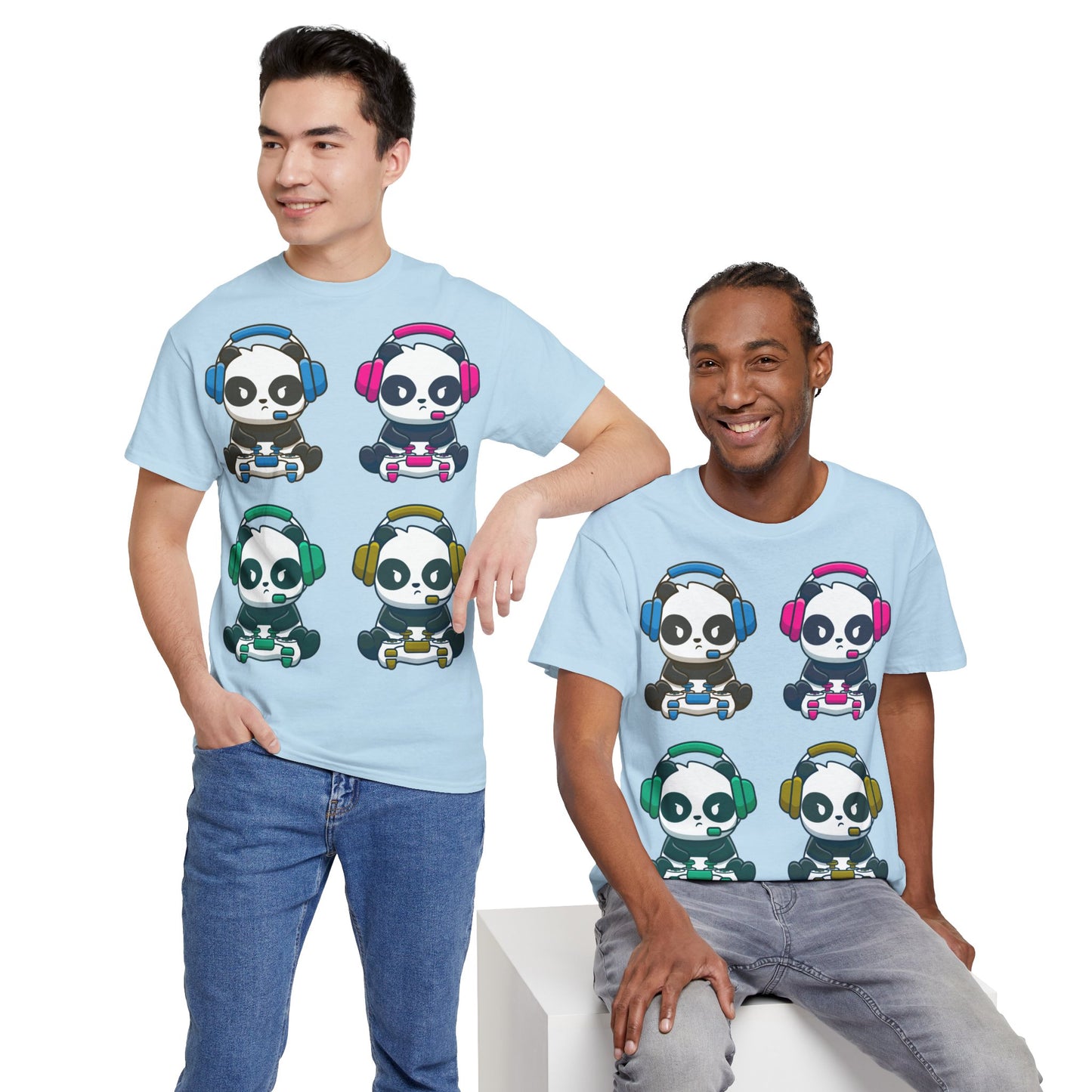 Panda Gamer - Unisex Heavy Cotton Tee