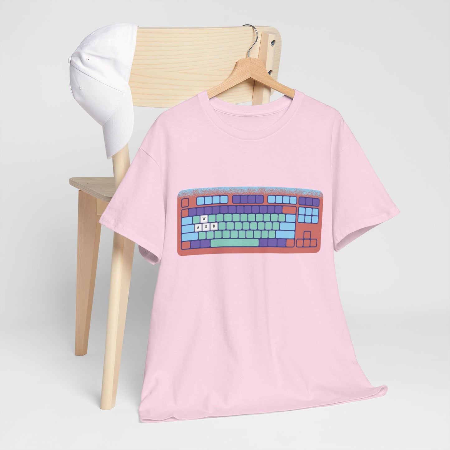 WASD Keyboard - Unisex Heavy Cotton Tee