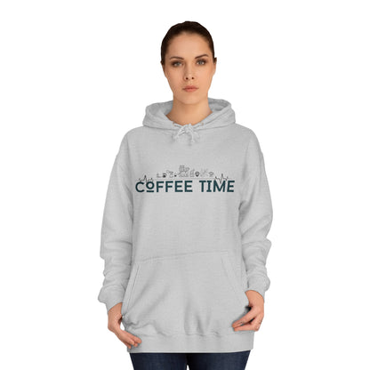 Coffes Time - Unisex College Hoodie