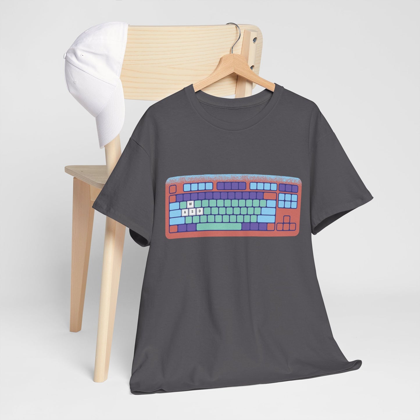 WASD Keyboard - Unisex Heavy Cotton Tee