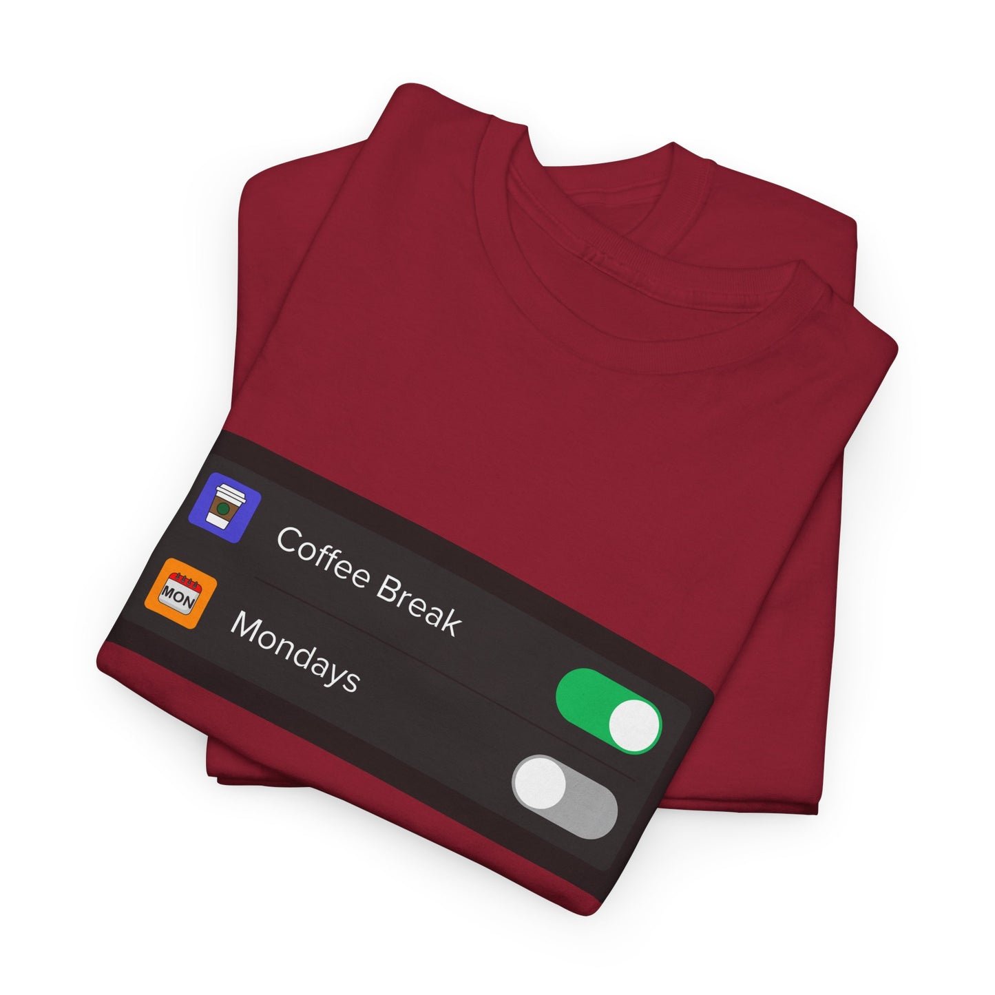 iOS Settings Coffee on - Unisex Heavy Cotton Tee