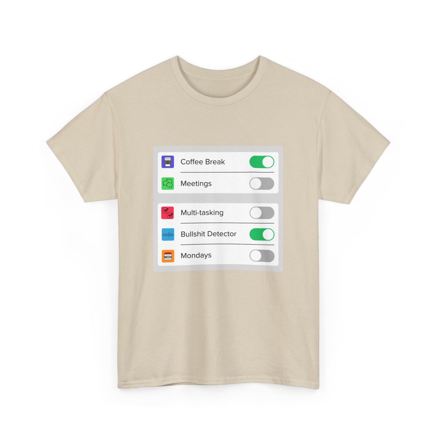 iOS Settings - Unisex Heavy Cotton Tee