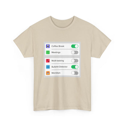 iOS Settings - Unisex Heavy Cotton Tee