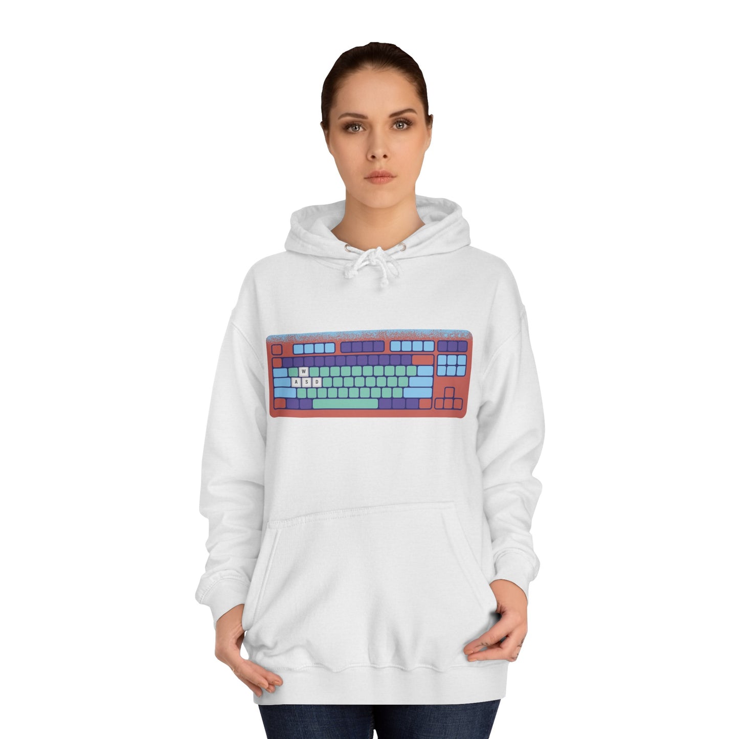 WASD Keyboard - Unisex College Hoodie