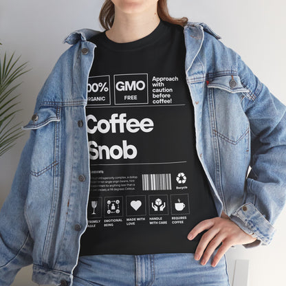 Coffee Snob - Unisex Heavy Cotton Tee