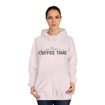 Coffes Time - Unisex College Hoodie