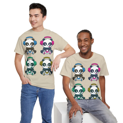 Panda Gamer - Unisex Heavy Cotton Tee