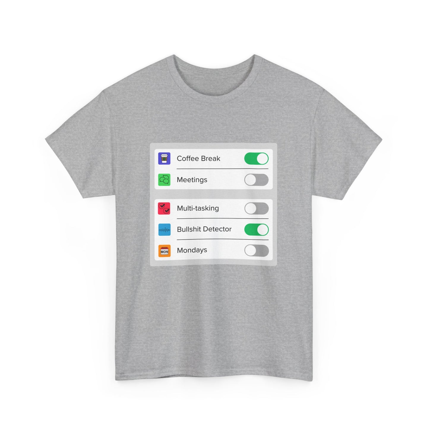 iOS Settings - Unisex Heavy Cotton Tee