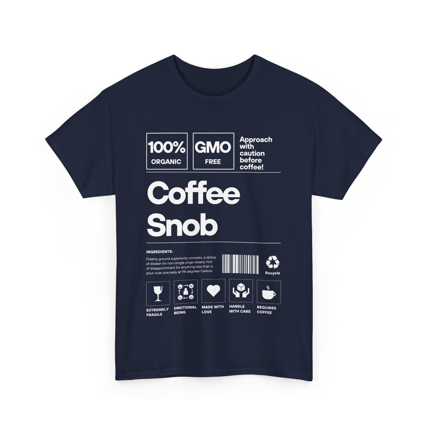 Coffee Snob - Unisex Heavy Cotton Tee