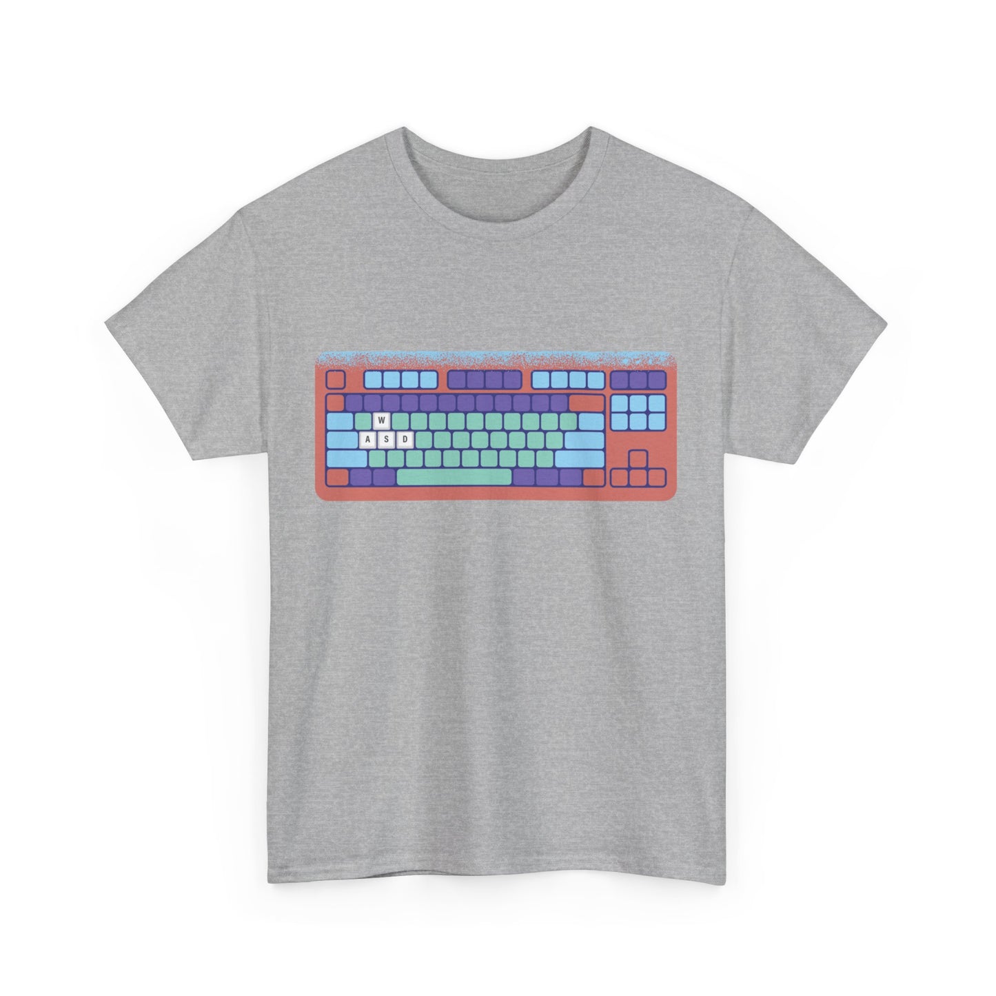 WASD Keyboard - Unisex Heavy Cotton Tee