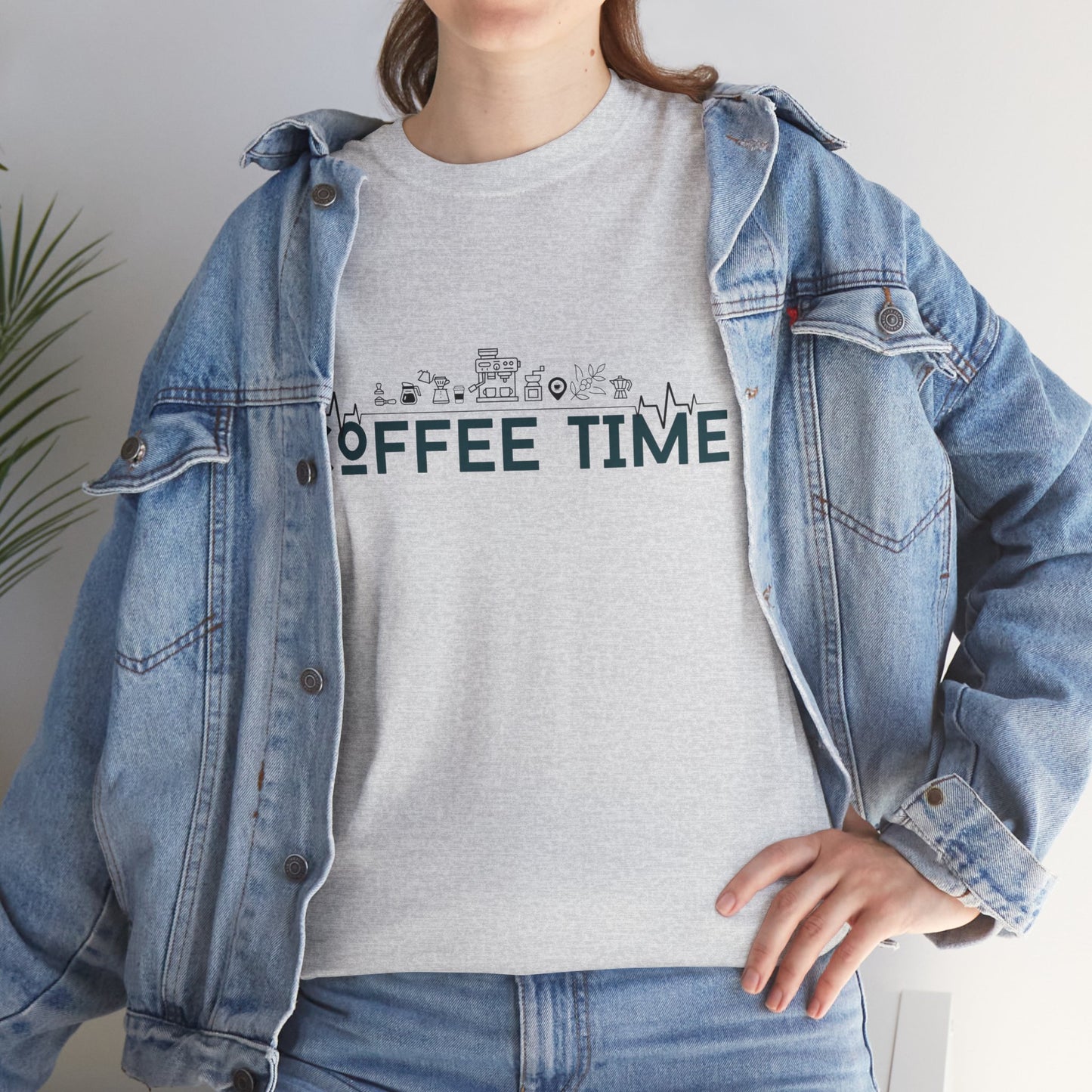 Coffee Time - Unisex Heavy Cotton Tee