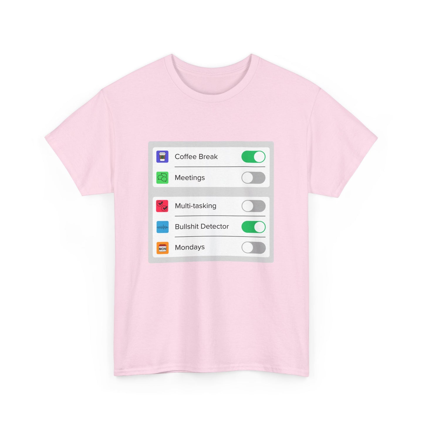 iOS Settings - Unisex Heavy Cotton Tee