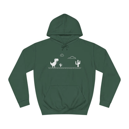 Chrome Dino - Unisex College Hoodie