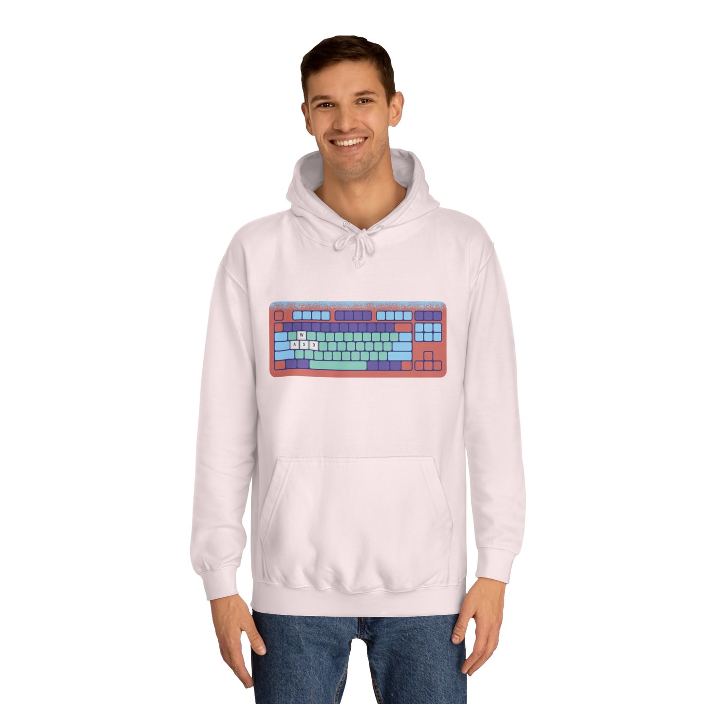 WASD Keyboard - Unisex College Hoodie