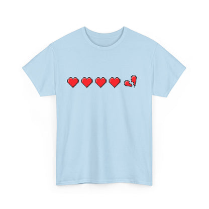 Gamer life hearts - Unisex Heavy Cotton Tee