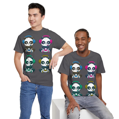 Panda Gamer - Unisex Heavy Cotton Tee