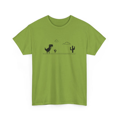 Chrome Dino - Unisex Heavy Cotton Tee