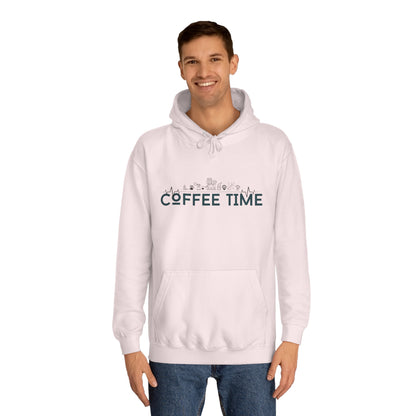 Coffes Time - Unisex College Hoodie