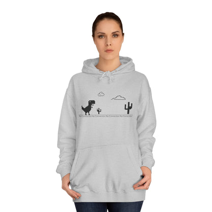 Chrome Dino - Unisex College Hoodie