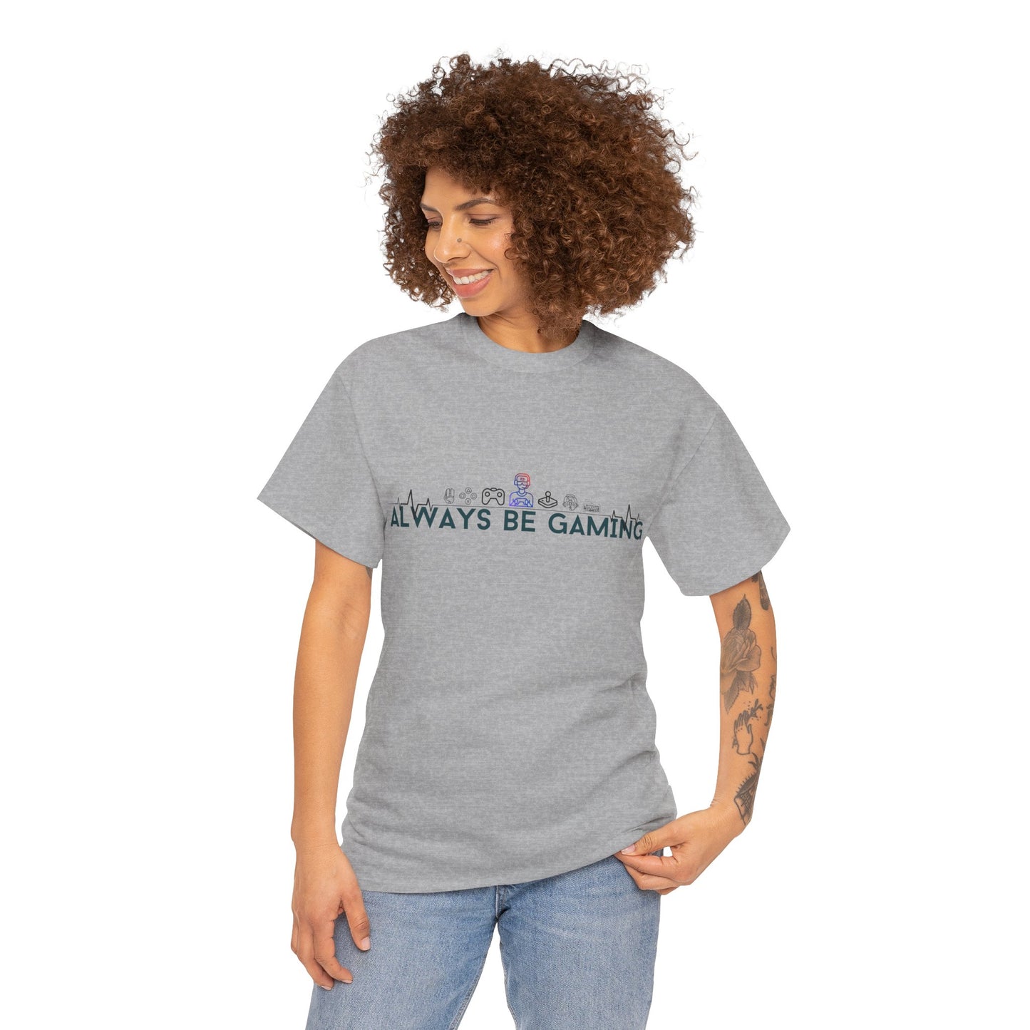 Always be Gaming - Unisex Heavy Cotton Tee