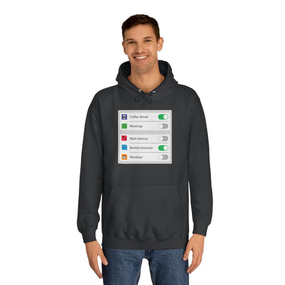 iOS Settings - Unisex College Hoodie