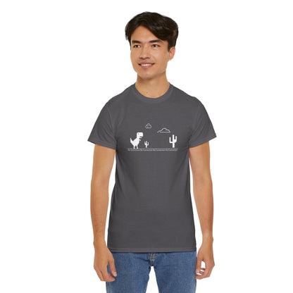 Chrome Dino - Unisex Heavy Cotton Tee