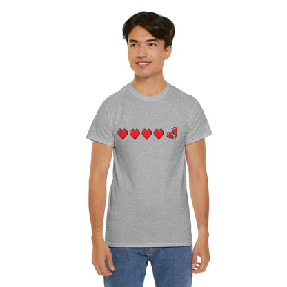 Gamer life hearts - Unisex Heavy Cotton Tee