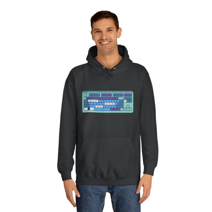 Keep Calm and Restart - Unisex College Hoodie