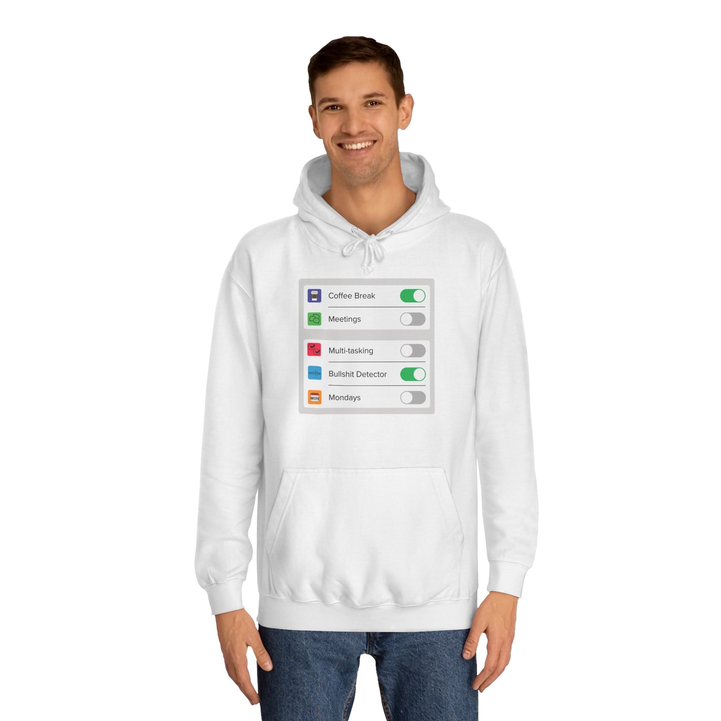 iOS Settings - Unisex College Hoodie