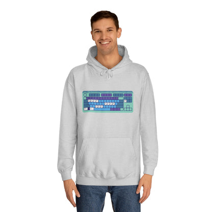 Keep Calm and Restart - Unisex College Hoodie