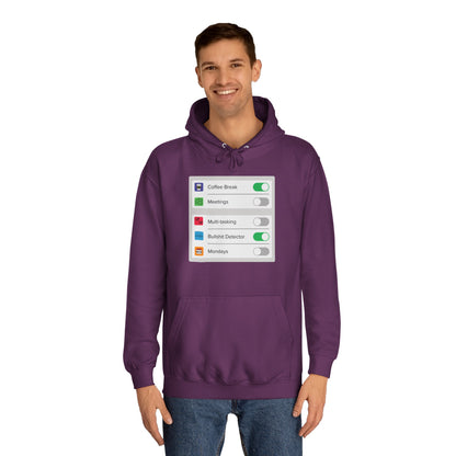 iOS Settings - Unisex College Hoodie