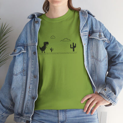 Chrome Dino - Unisex Heavy Cotton Tee