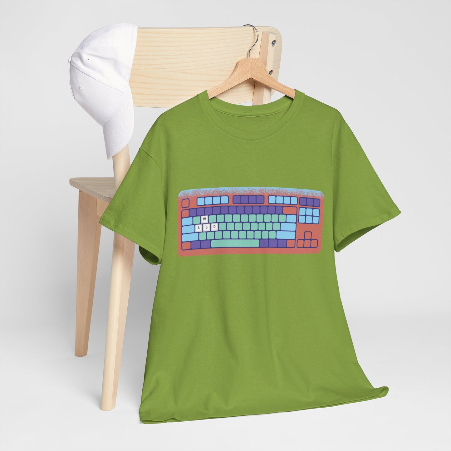 WASD Keyboard - Unisex Heavy Cotton Tee