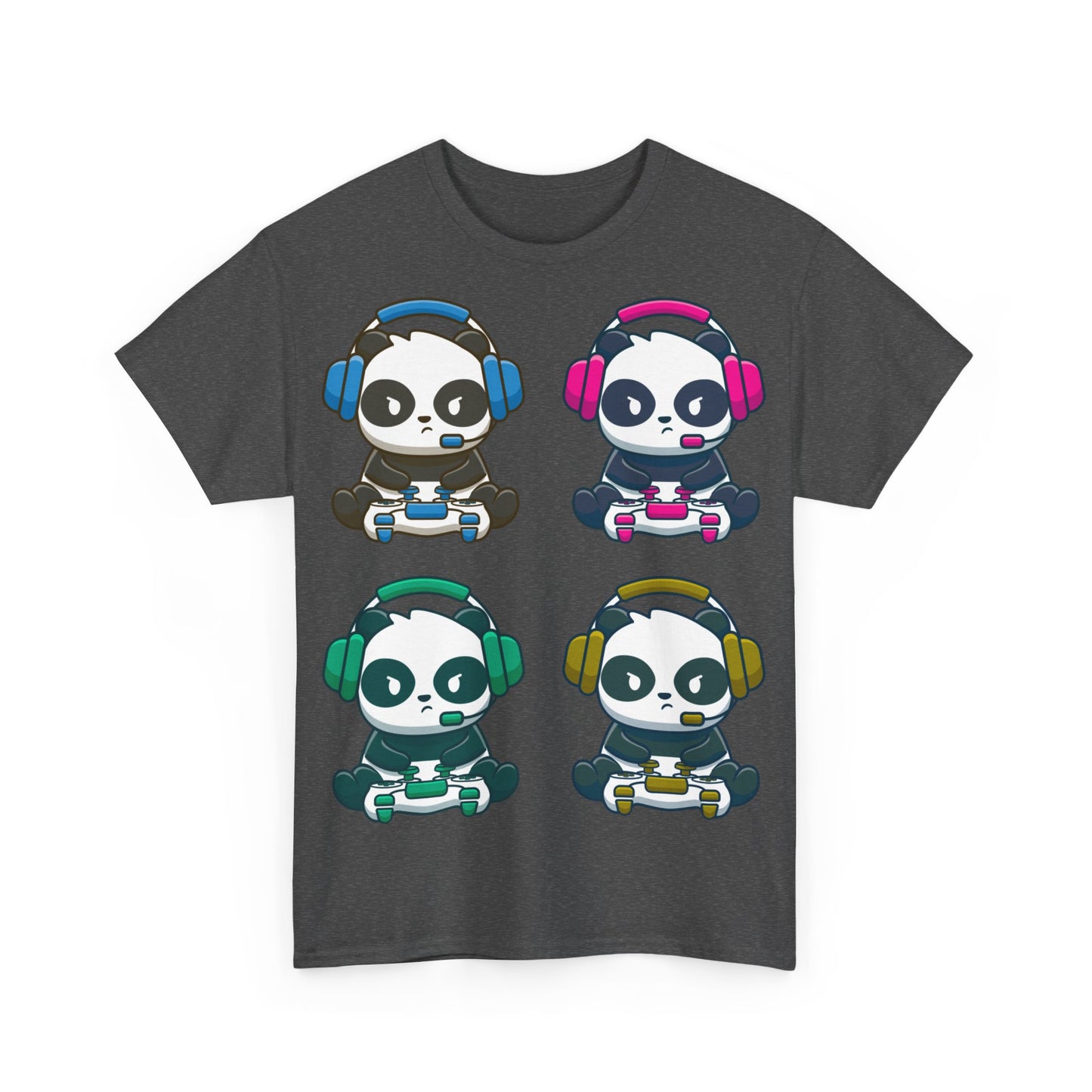 Panda Gamer - Unisex Heavy Cotton Tee