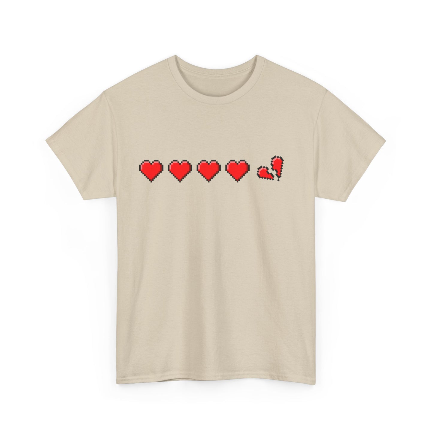 Gamer life hearts - Unisex Heavy Cotton Tee