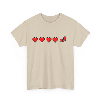 Gamer life hearts - Unisex Heavy Cotton Tee