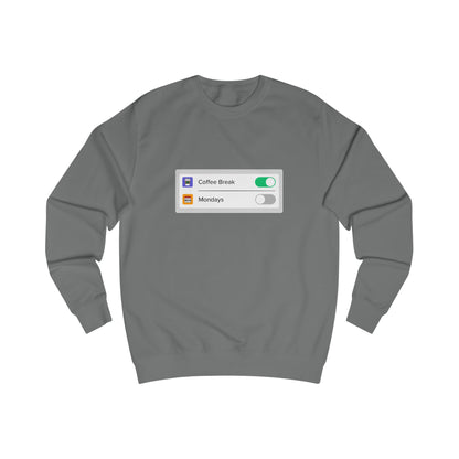 iOS Settings Coffee On - Unisex Sweatshirt