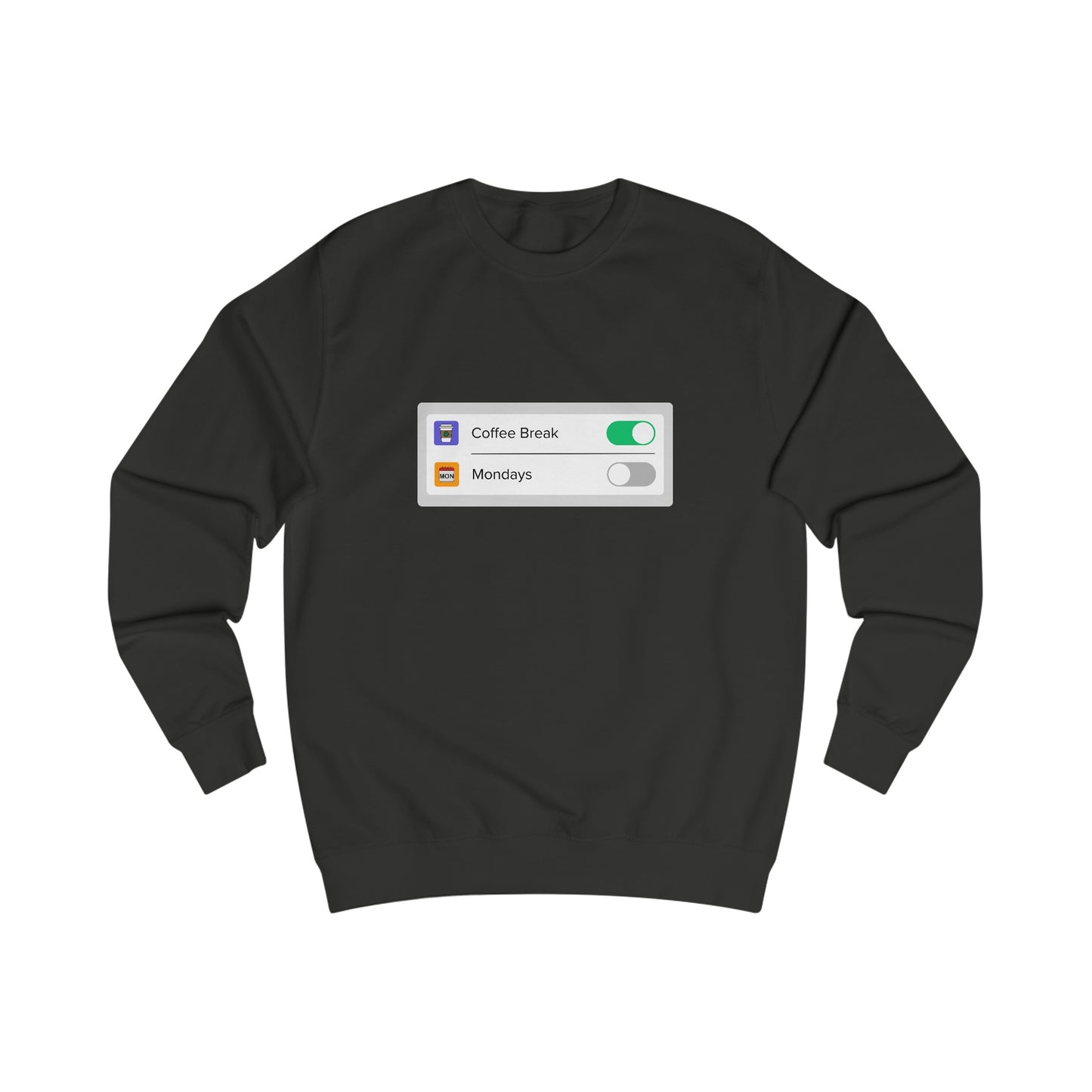 iOS Settings Coffee On - Unisex Sweatshirt