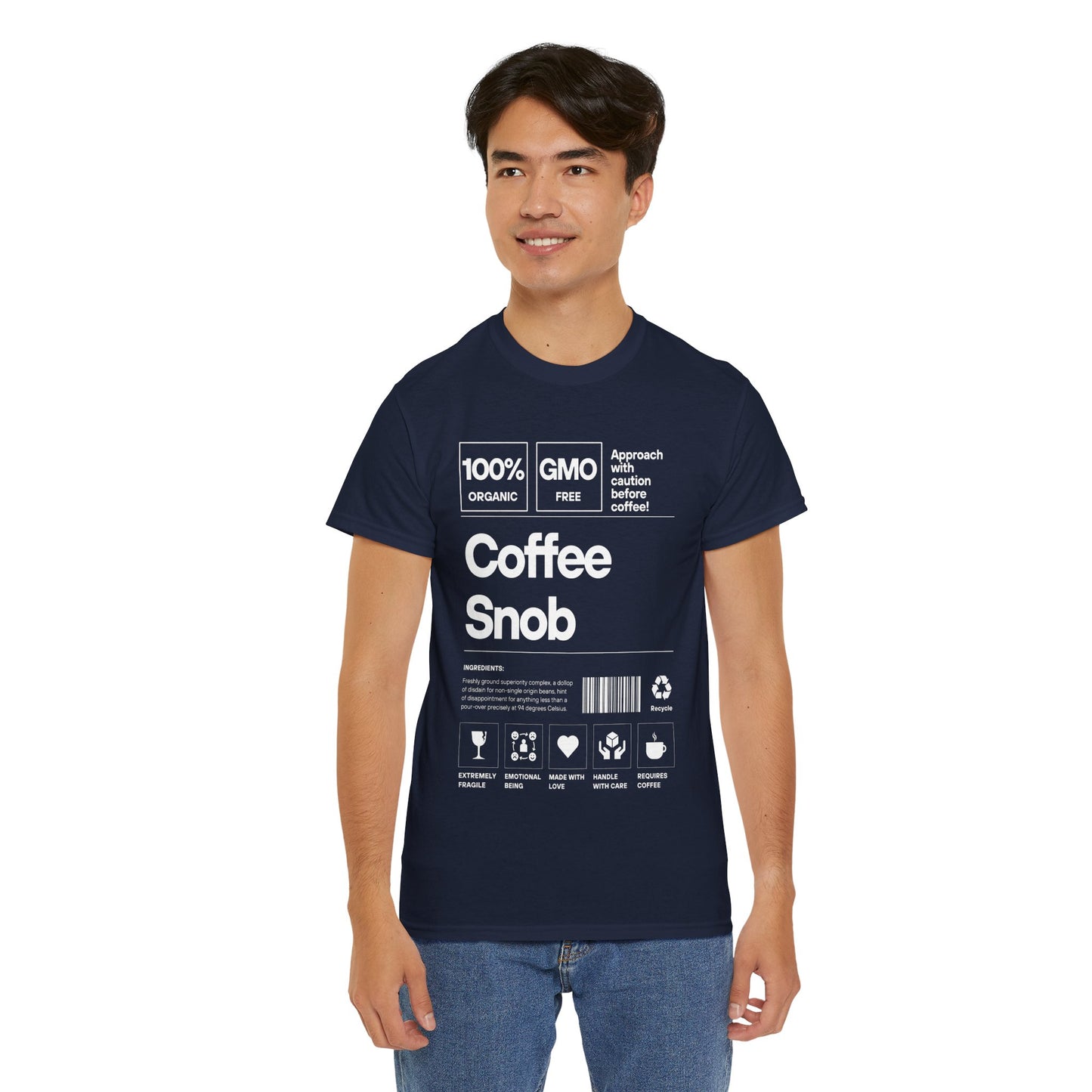 Coffee Snob - Unisex Heavy Cotton Tee