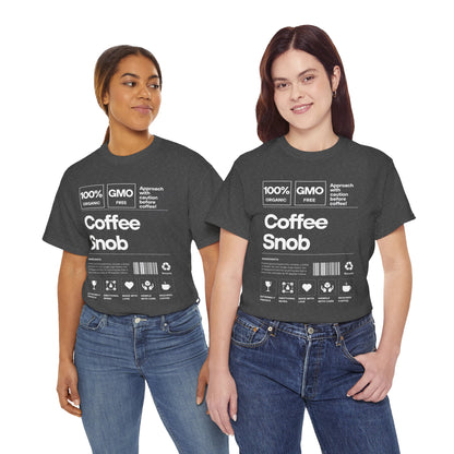 Coffee Snob - Unisex Heavy Cotton Tee