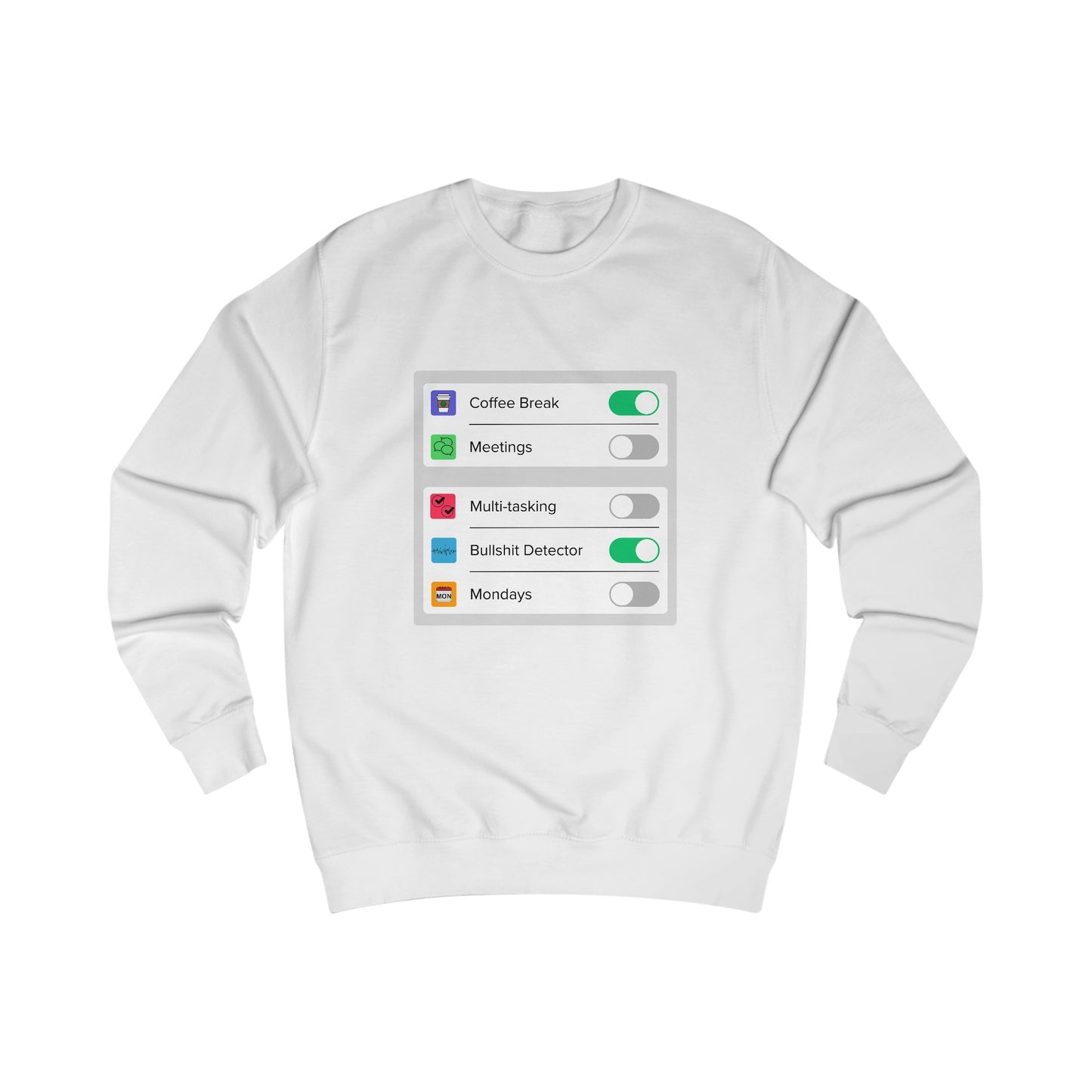 iOS Settings - Unisex Sweatshirt