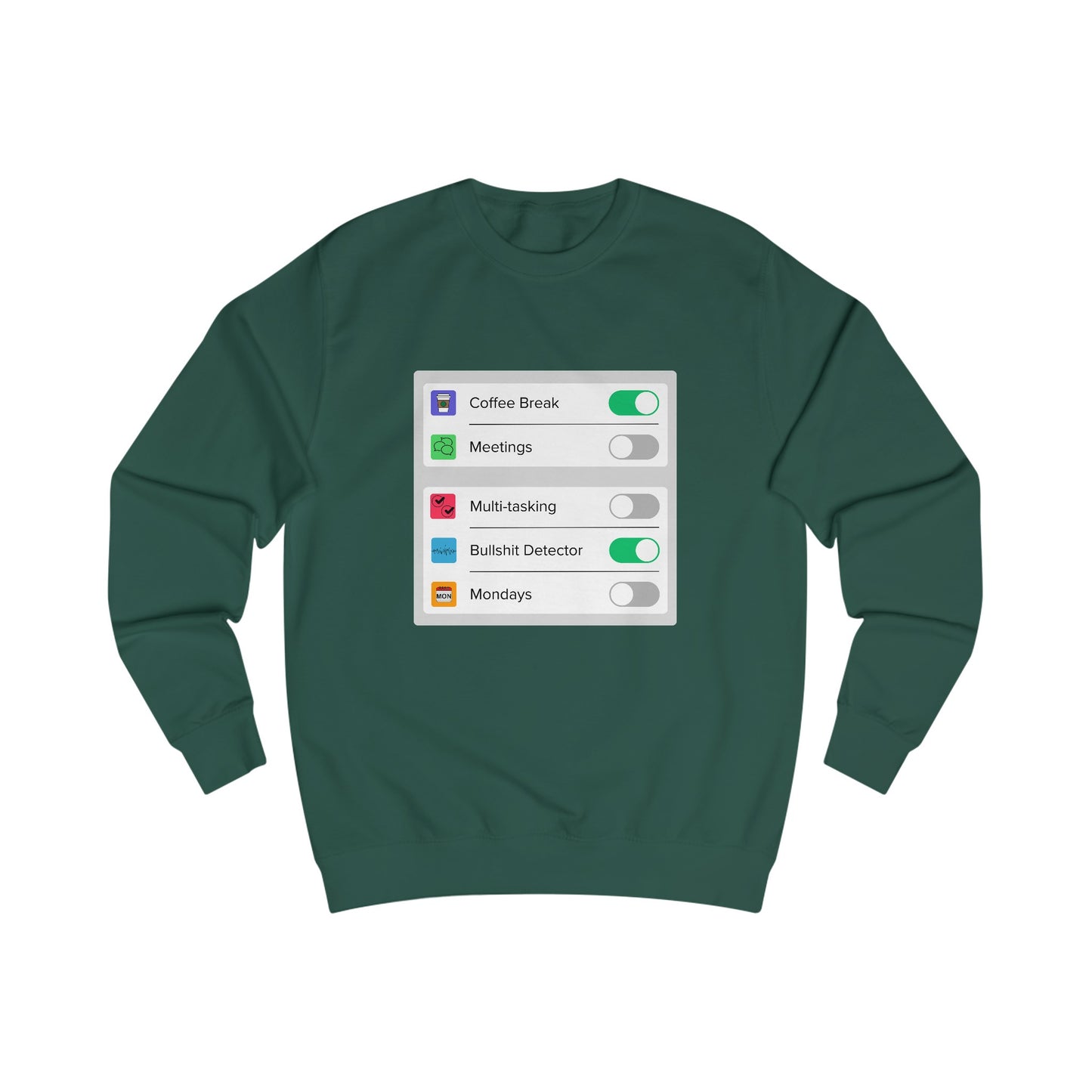 iOS Settings - Unisex Sweatshirt