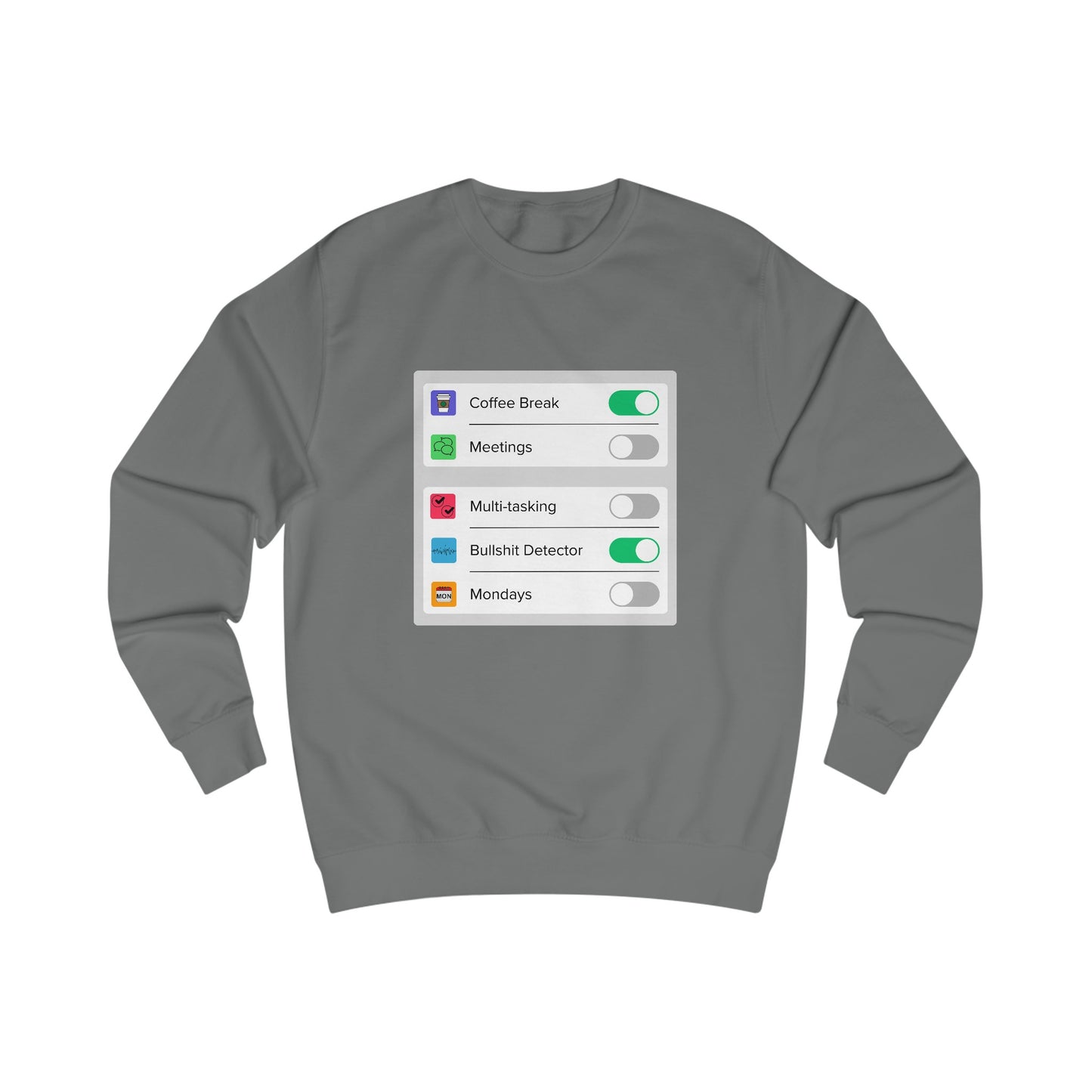 iOS Settings - Unisex Sweatshirt