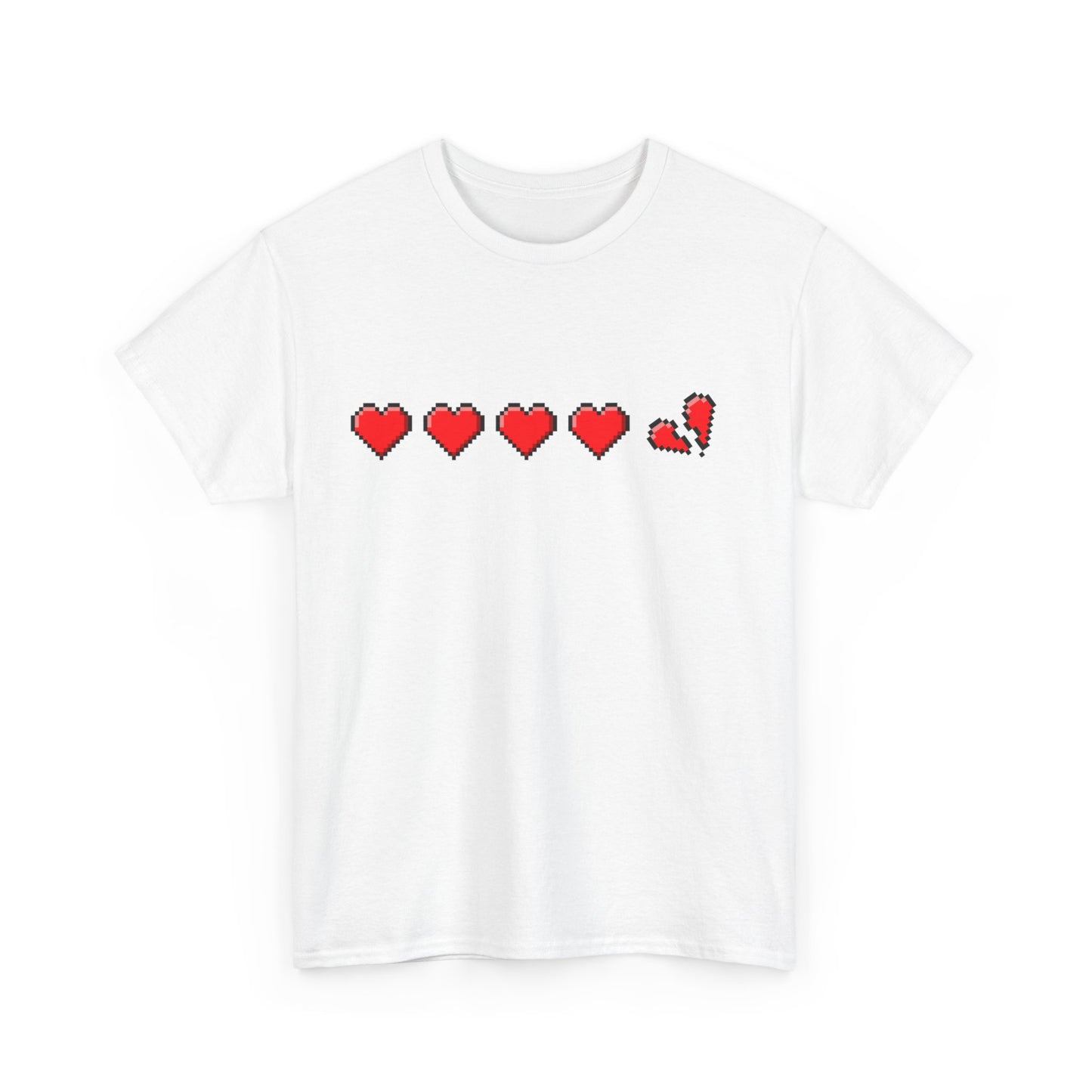 Gamer life hearts - Unisex Heavy Cotton Tee