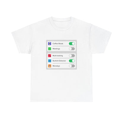 iOS Settings - Unisex Heavy Cotton Tee