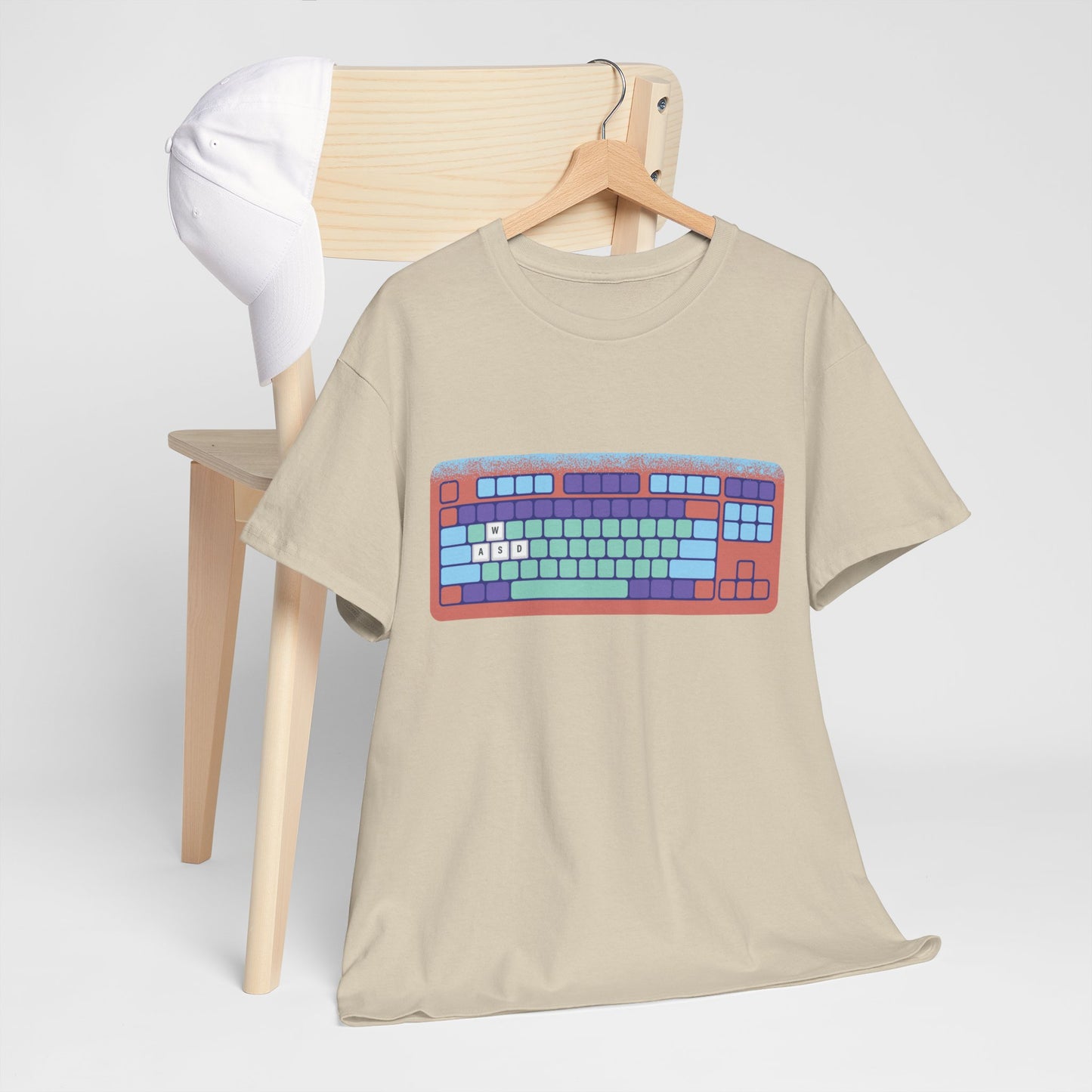 WASD Keyboard - Unisex Heavy Cotton Tee