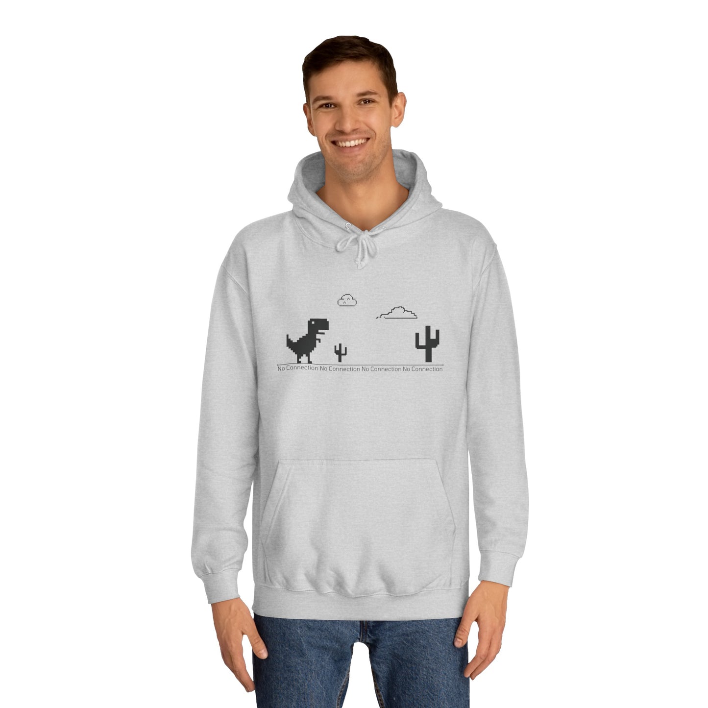 Chrome Dino - Unisex College Hoodie