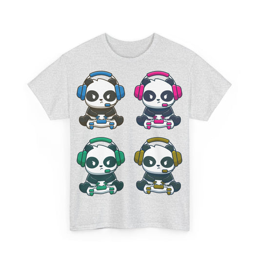 Panda Gamer - Unisex Heavy Cotton Tee