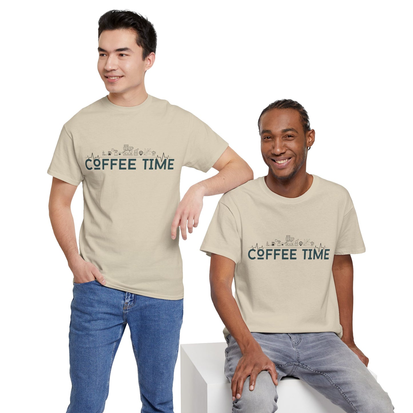 Coffee Time - Unisex Heavy Cotton Tee